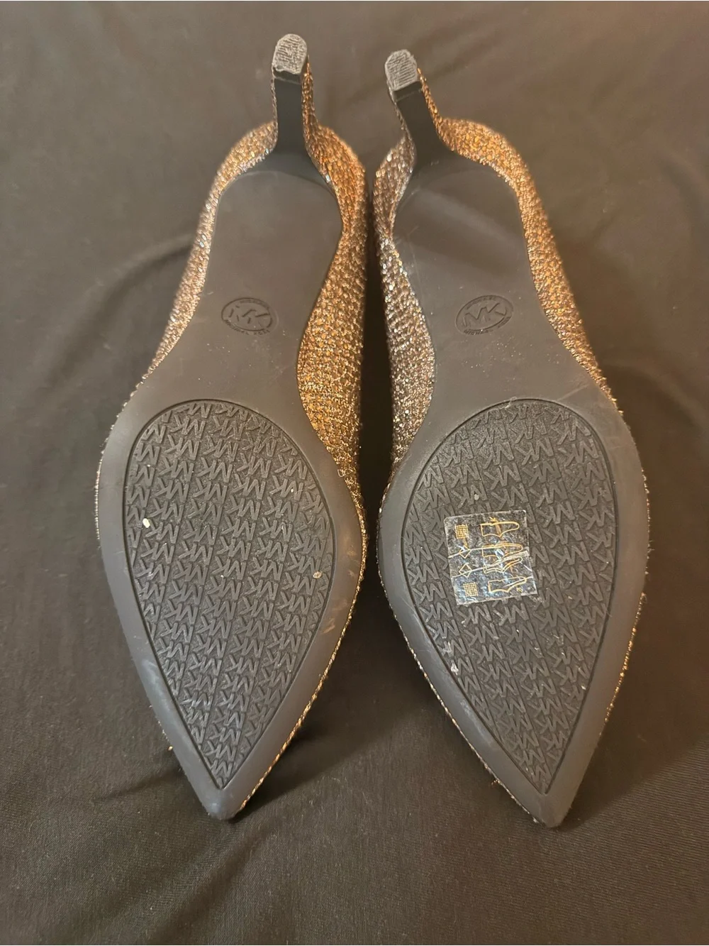 Michael Kors toe shine